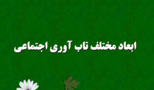 ابعاد مختلف تاب آوری اجتماعی