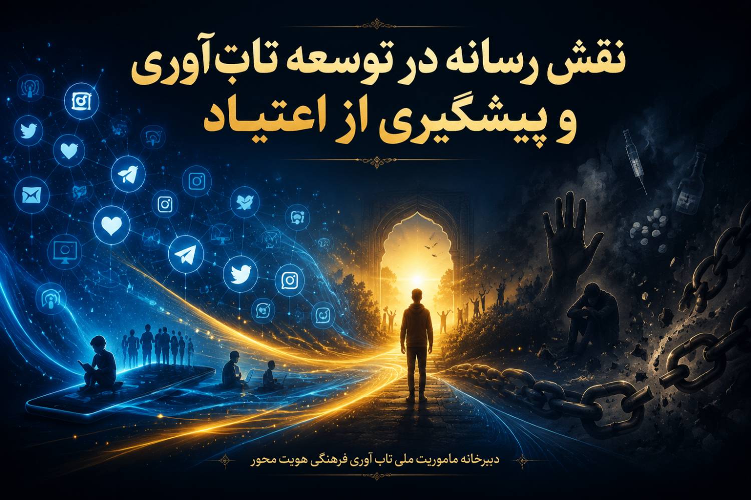 نقش رسانه در توسعه تاب‌آوری و پیشگیری از اعتیاد